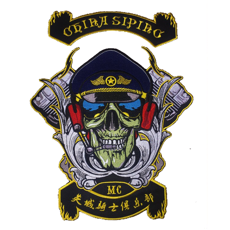 Custom Embroidered Patch - Motorcycle Club
